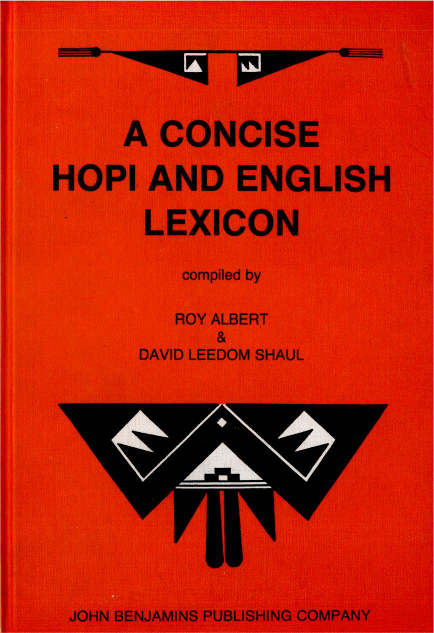 A Concise Hopi and English Lexicon