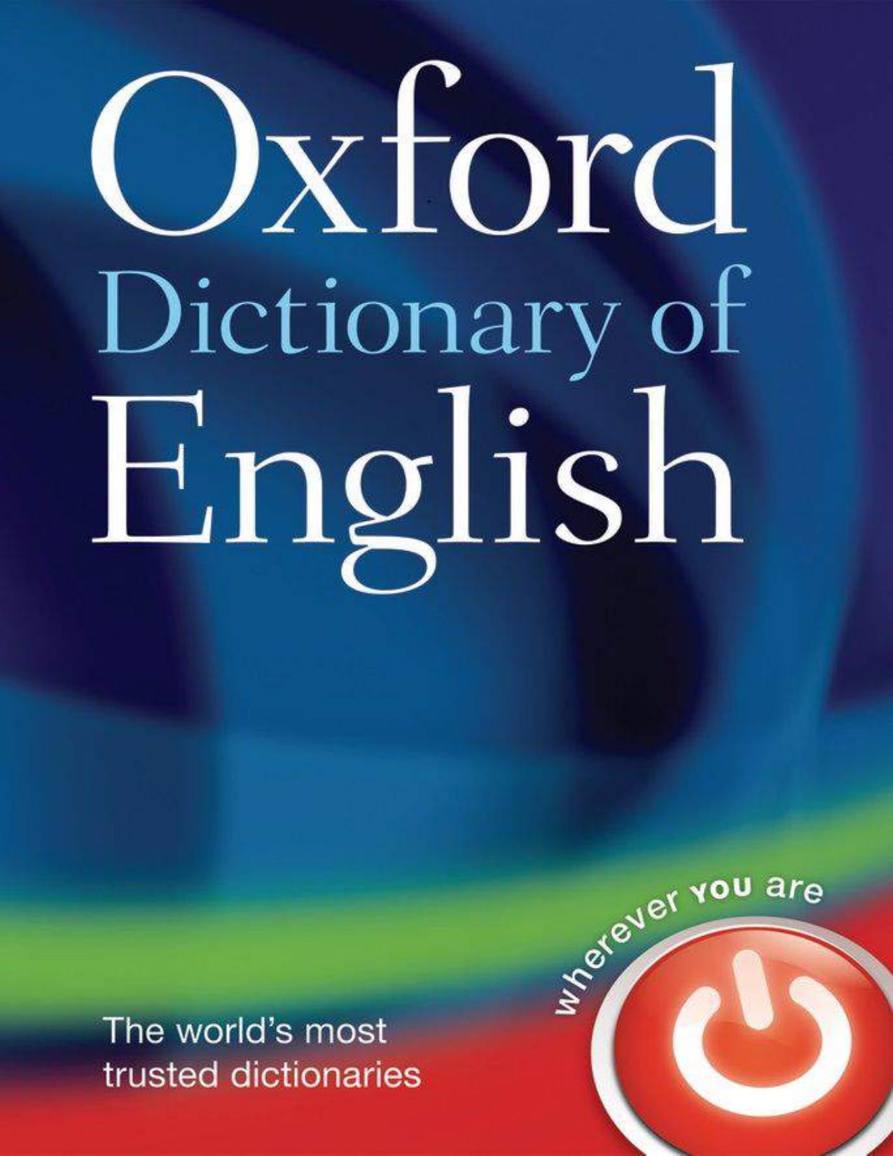 Oxford Dictionary of English