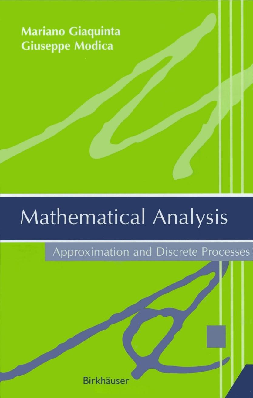 Mathematical Analysis: Approximation and Discrete Processes