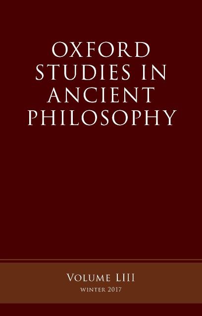 Oxford Studies in Ancient Philosophy - Volume 53