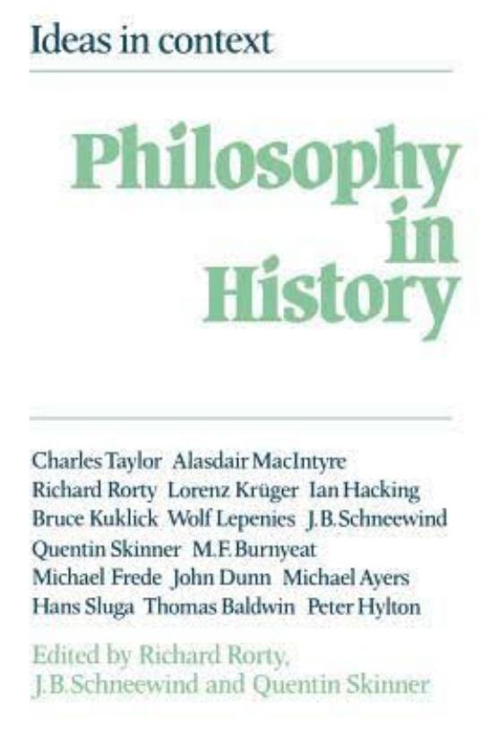 Philosophy in History: Essays in the Historiography of Philosophy