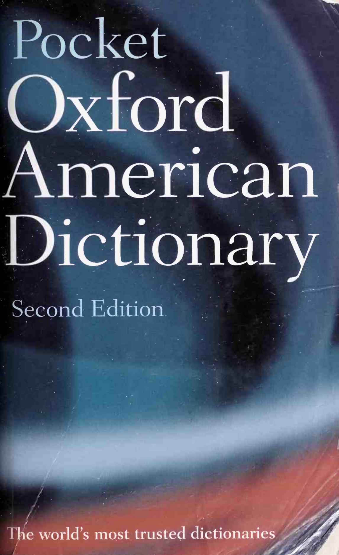 Pocket Oxford American Dictionary