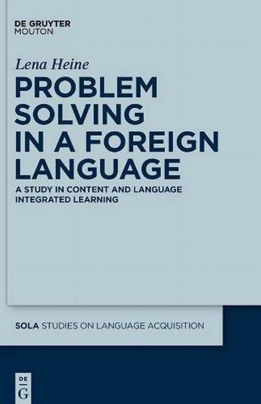 Problem Solving in a Foreign Language