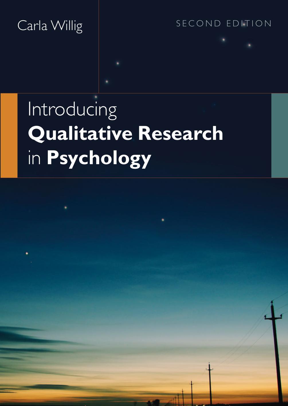 Introducing Qualitative Interpretation and Analysis in Psychology