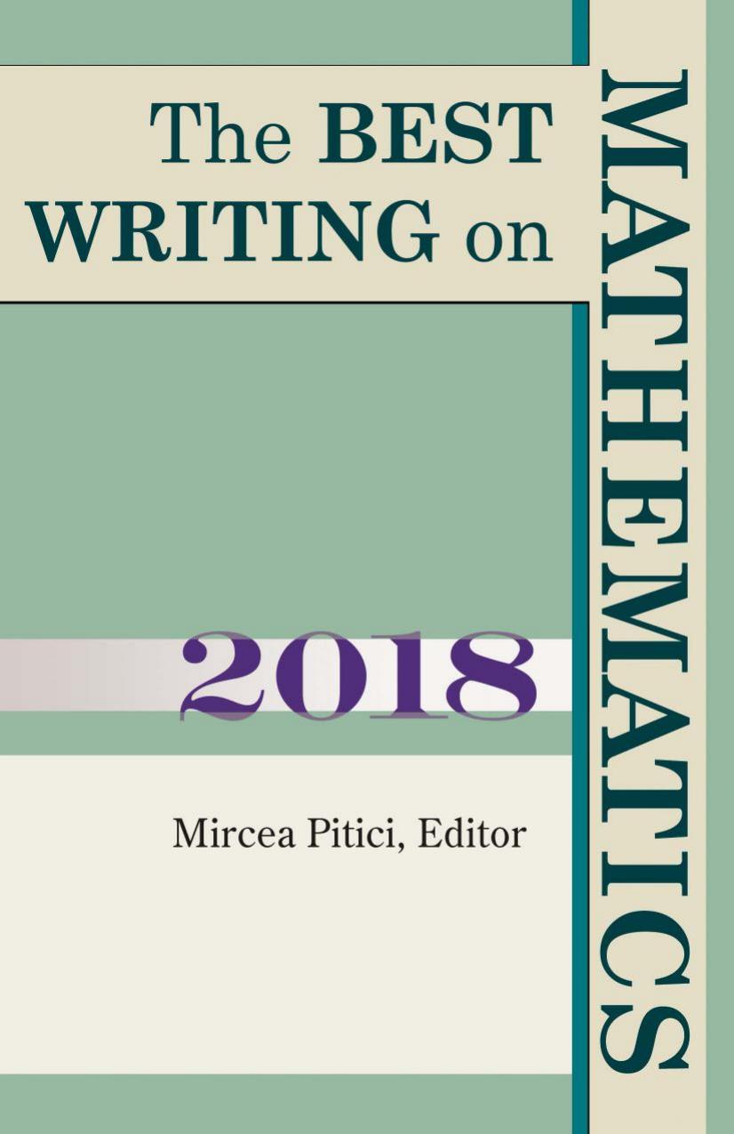 The Best Writing on Mathematics 2018