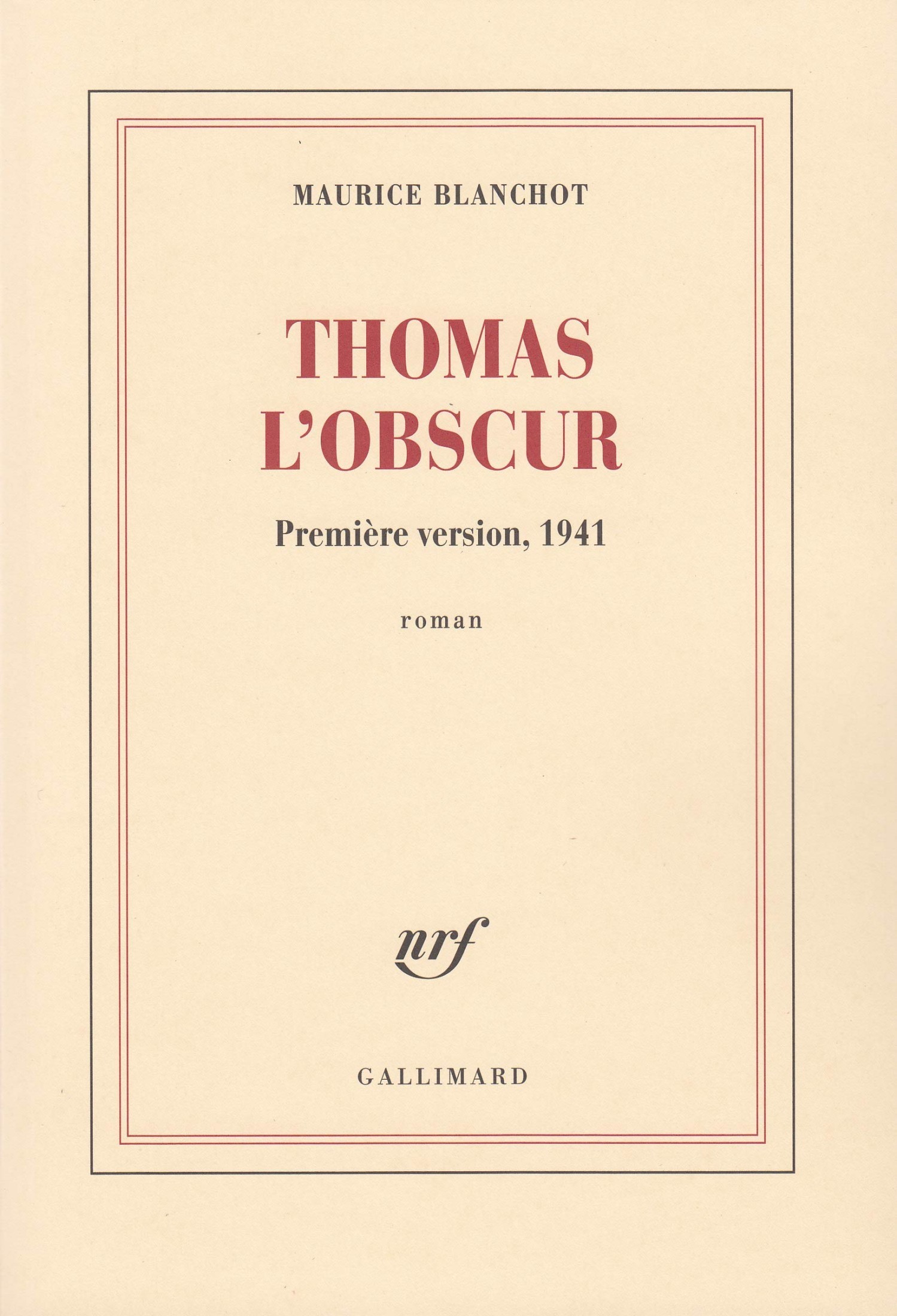 Thomas L'Obscur