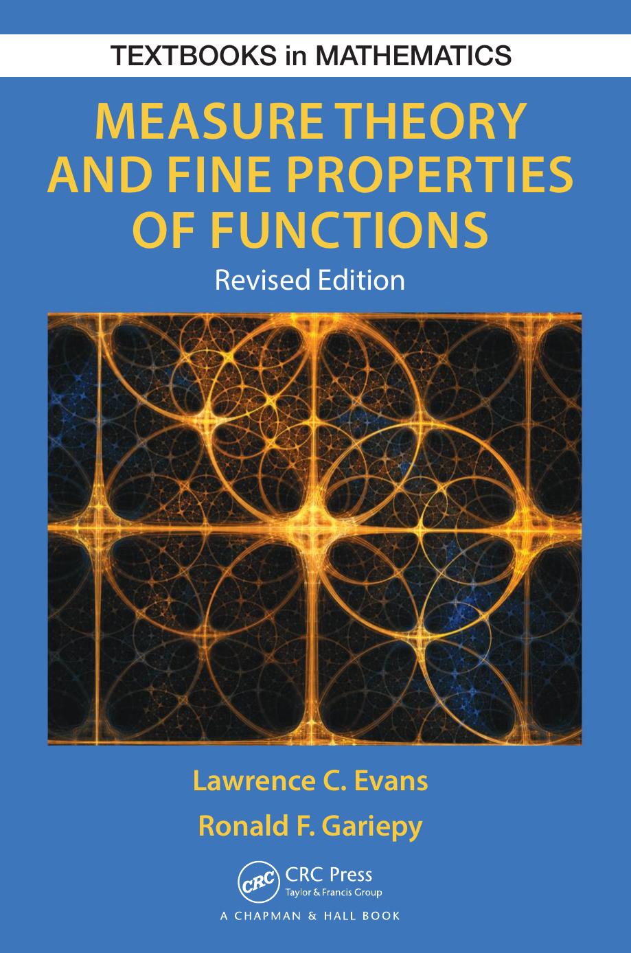 Measure Theory and Fine Properties of Functions, Revised Edition