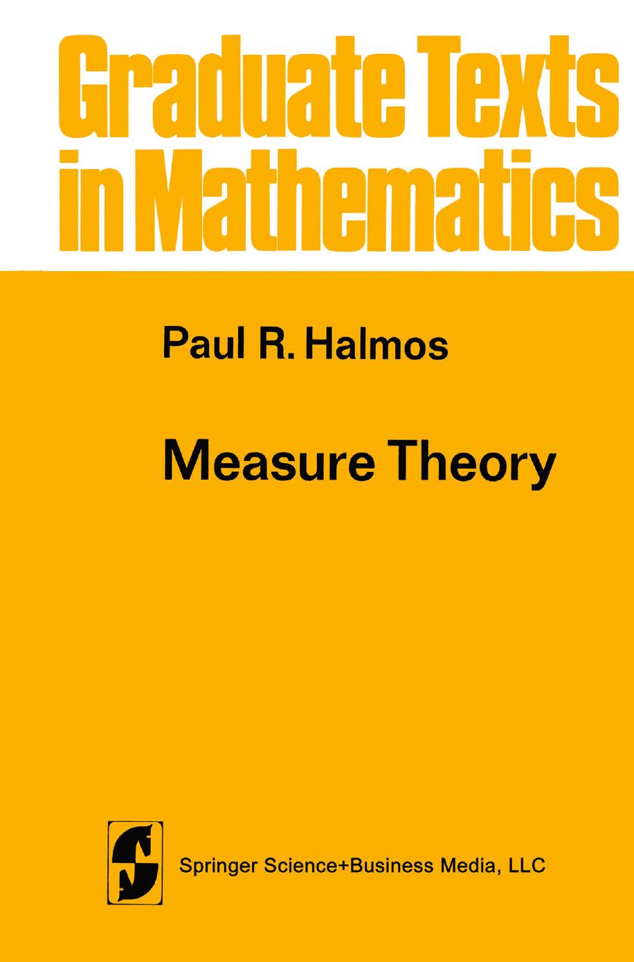 Measure Theory