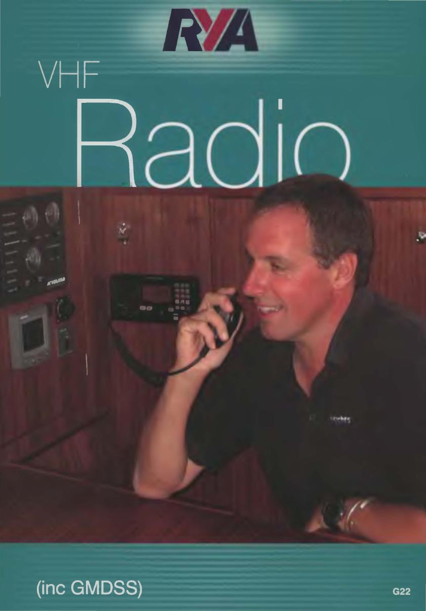 RYA VHF Radio incl GMDSS (G22) 2ed 2008 1906435202