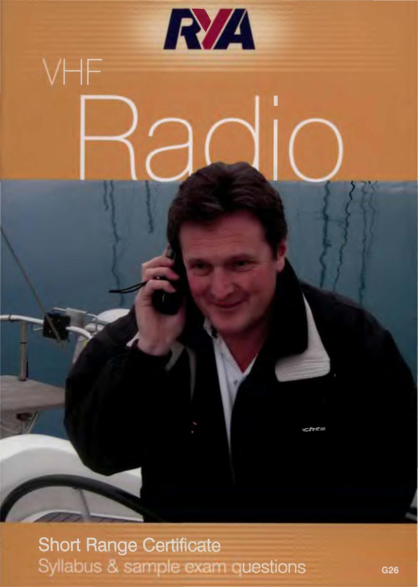 RYA VHF Radio SRC Assessments (G26) 2ed 2008