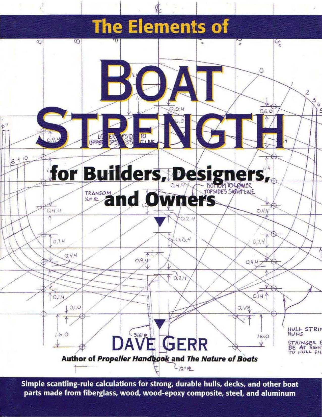 The Elements of Boat Strength: For Builders, Designers, and Owners