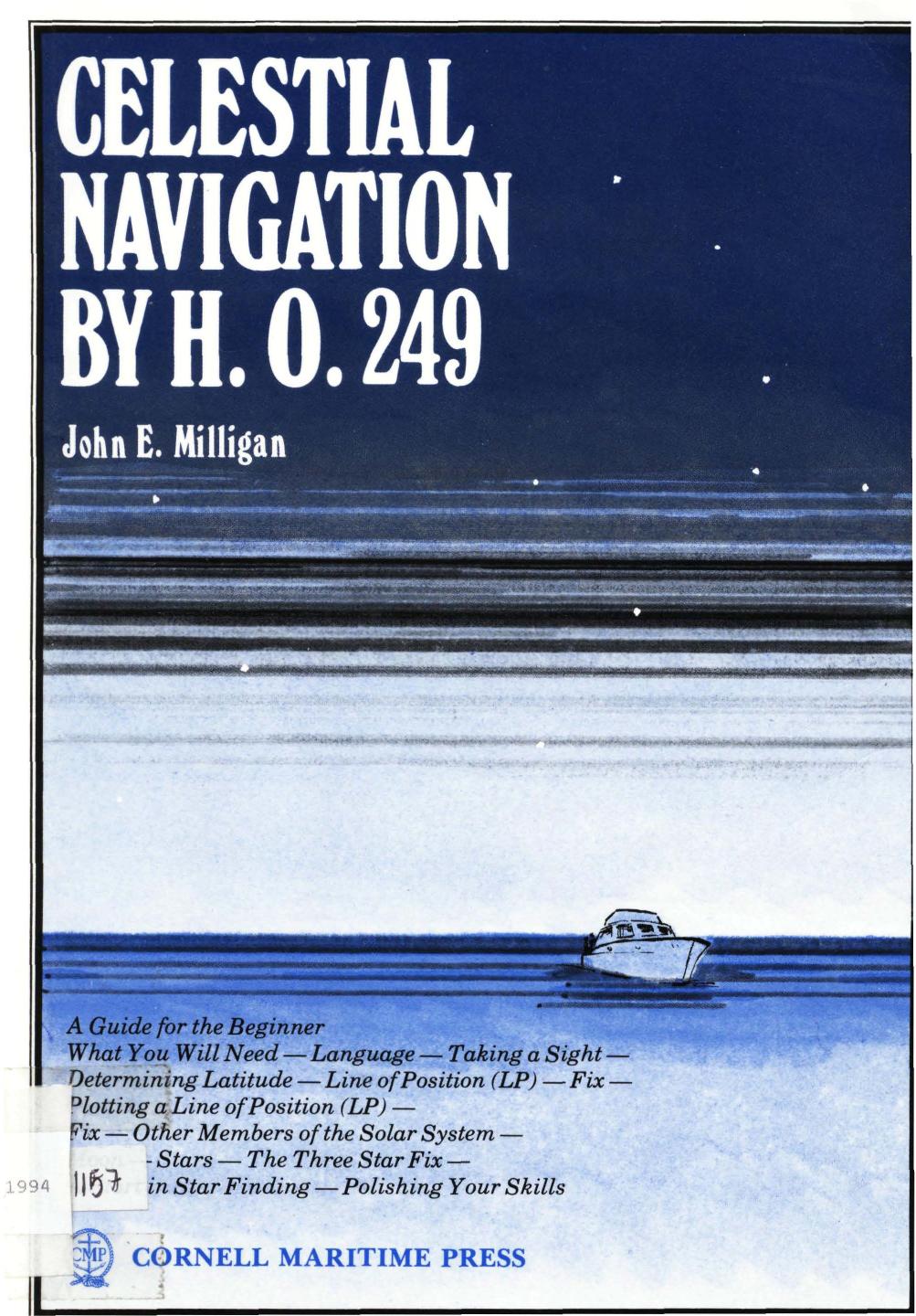 Celestial Navigation by H. O. 249