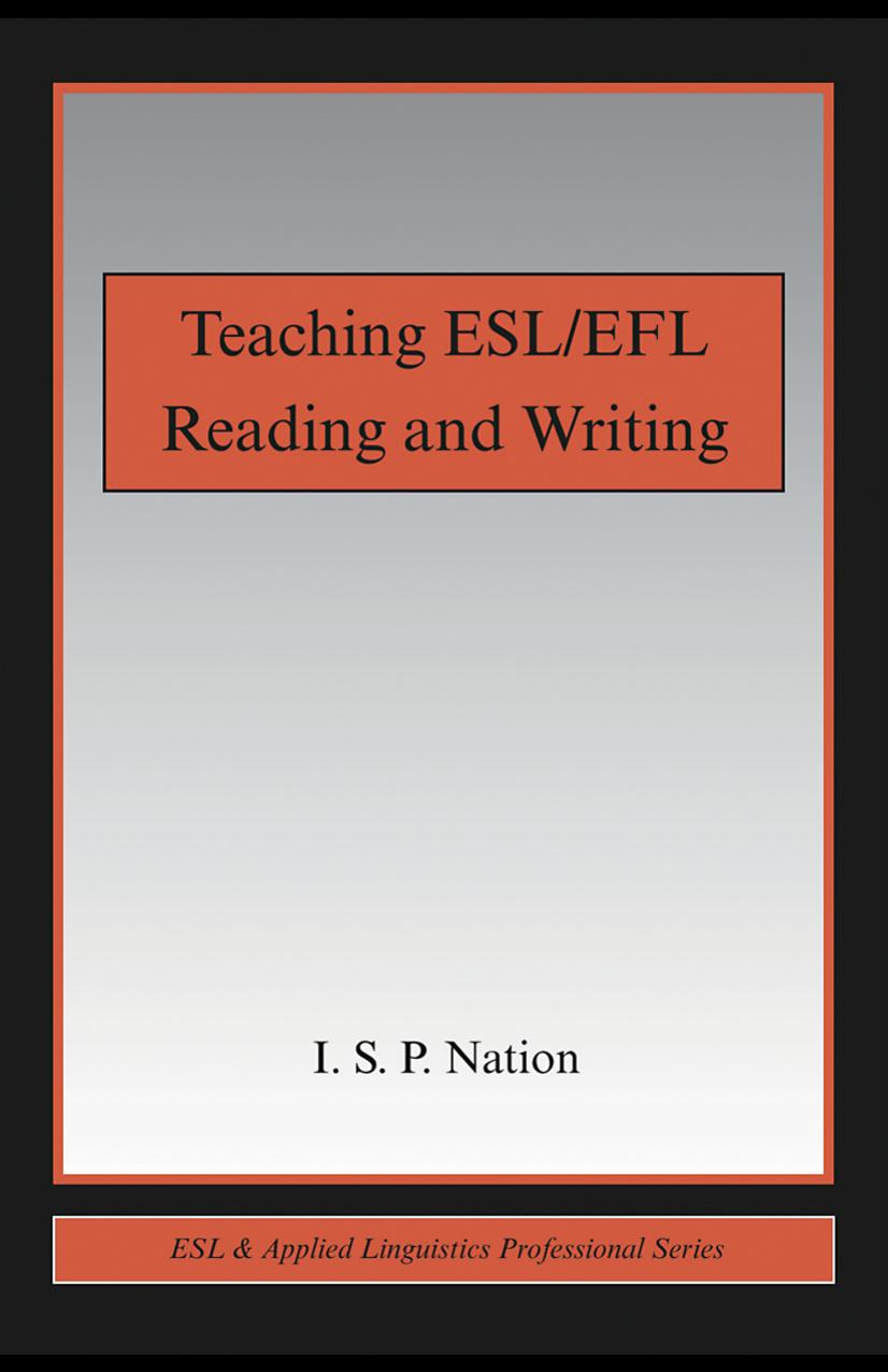 Teaching ESL/EFL Reading and Writing