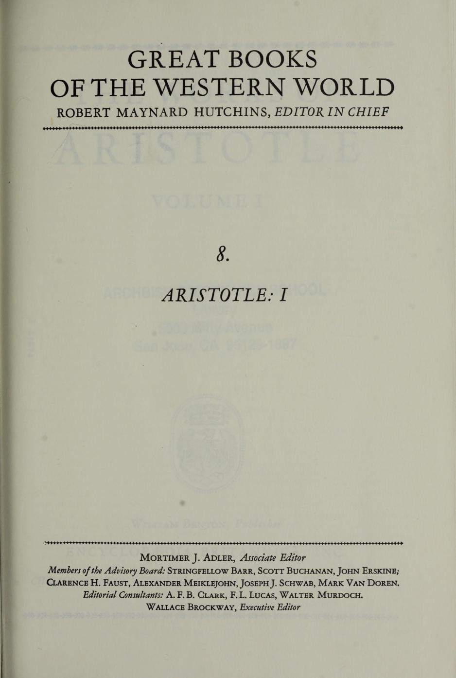 Great books of the Western World - Volume 8