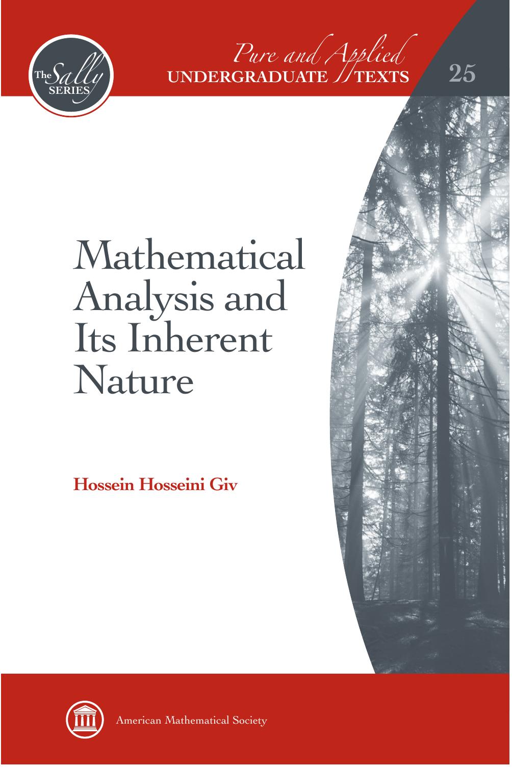 Mathematical Analysis and Its Inherent Nature