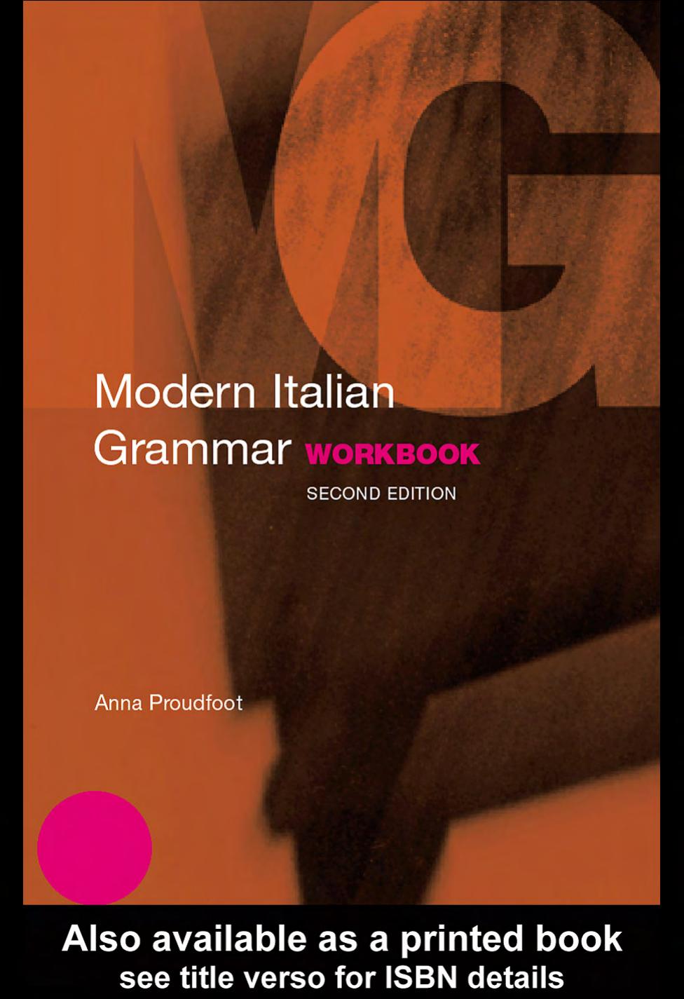 Modern Italian Grammar Workbook