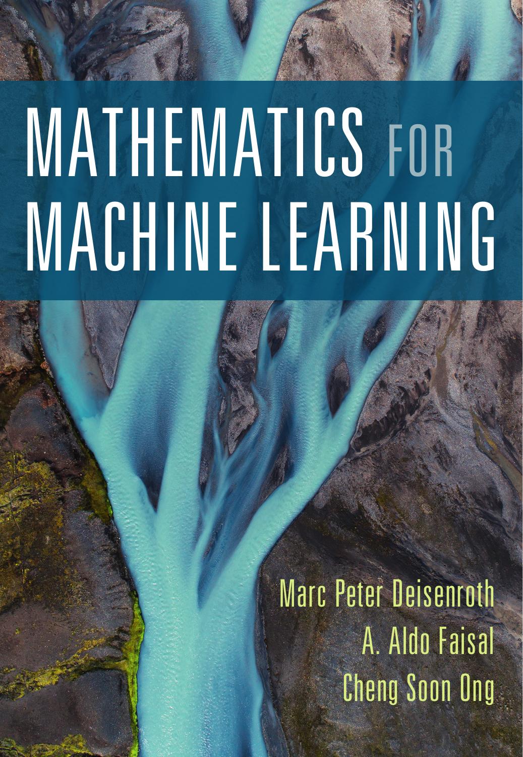 Mathematics for Machine Learning