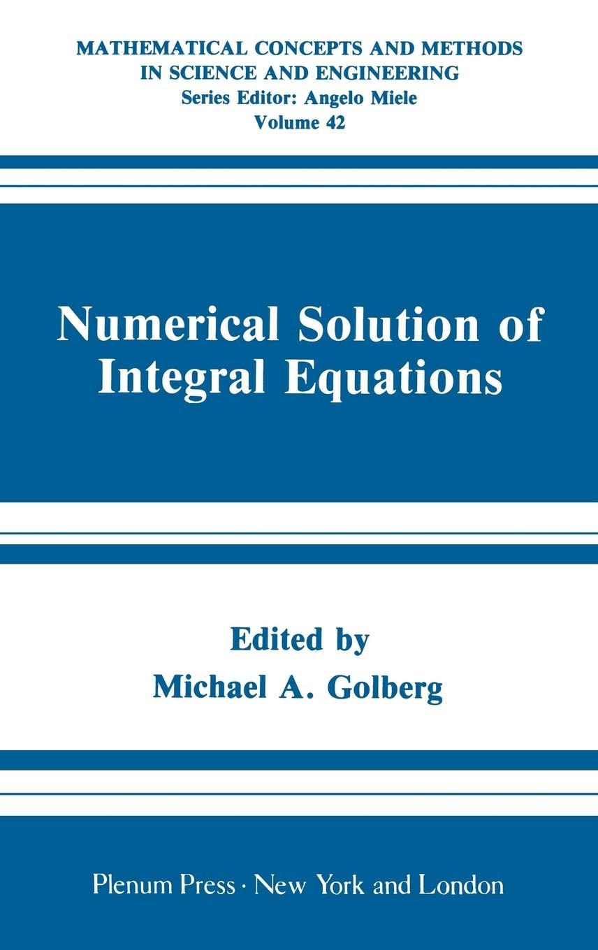 Numerical Solution of Integral Equations