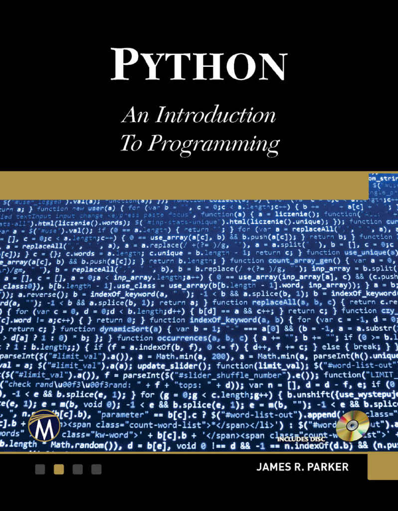 Python An Introduction to Programming