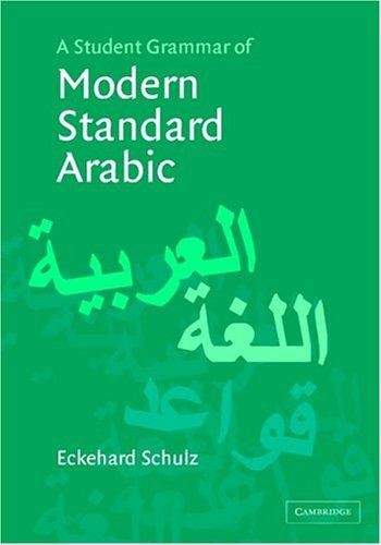 A Student Grammar of Modern Standard Arabic