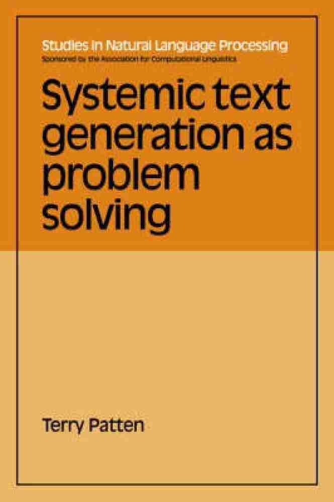 Systemic Text Generation as Problem Solving