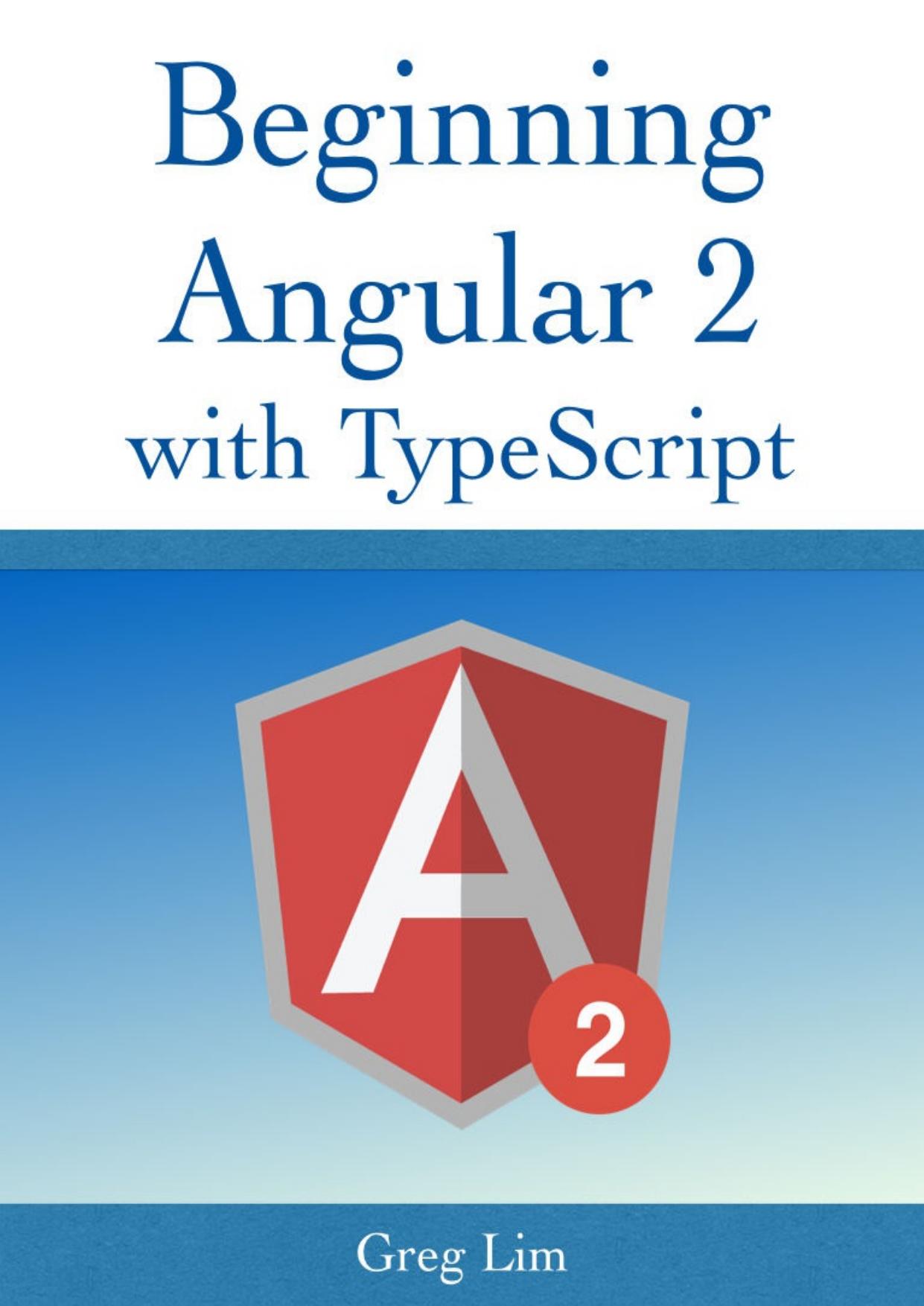 Beginning Angular 2 With Typescript