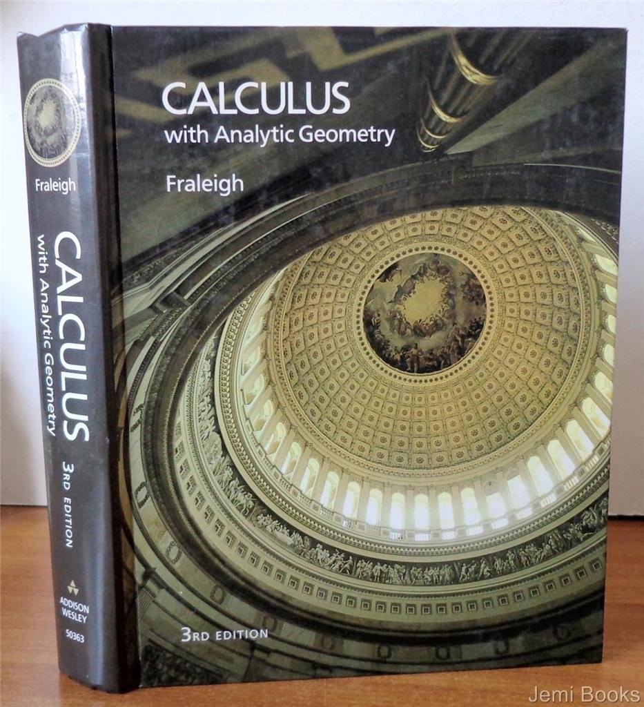 Calculus with Analytic Geometry