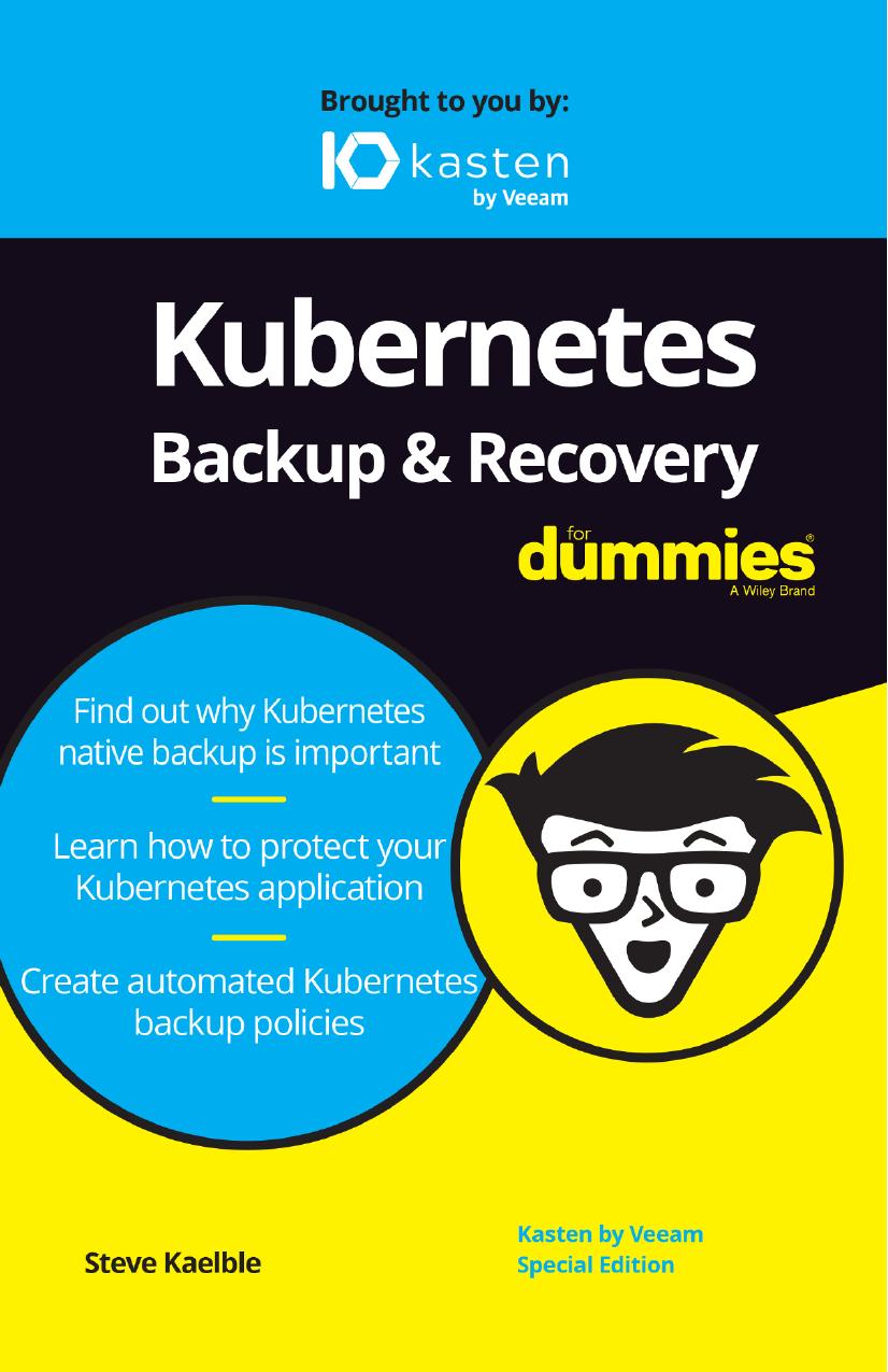 Kubernetes Backup & Recovery For Dummies®