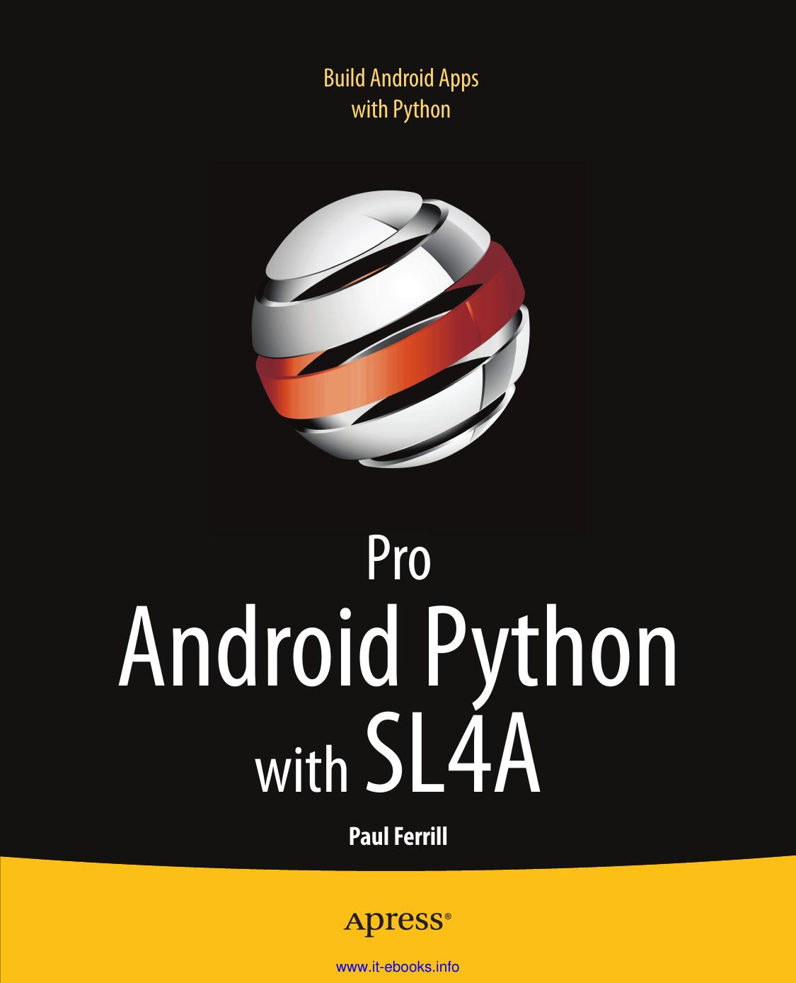 Pro Android Scripting With SL4A