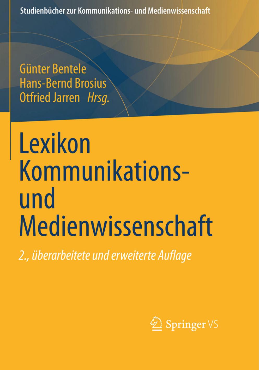 Lexikon Kommunikations- und Medienwissenschaft