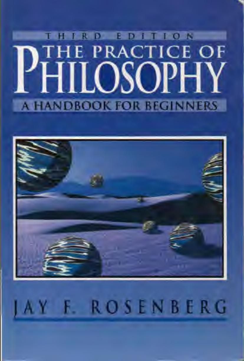The Practice of Philosophy: A Handbook for Beginners