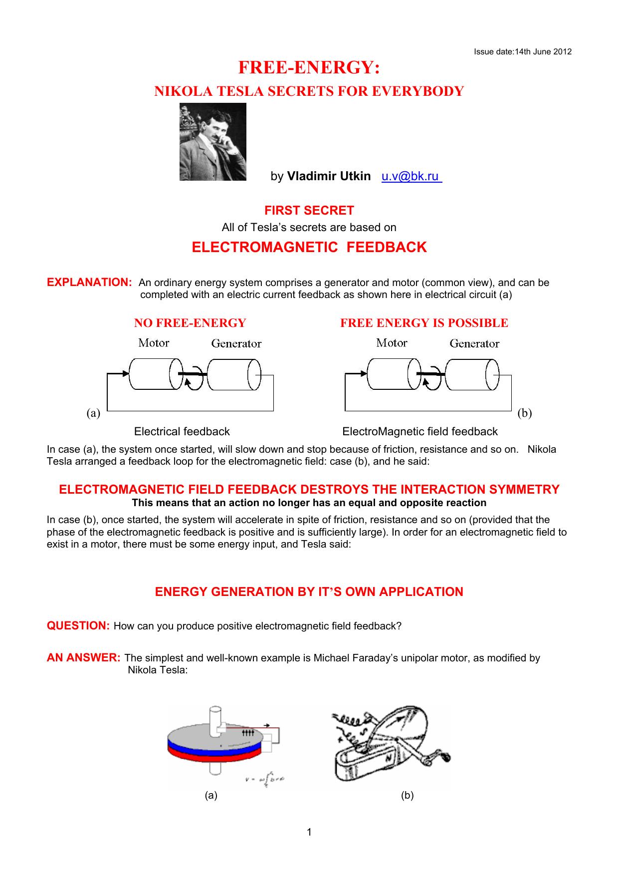 A Practical Guide to ‘Free-Energy’ Devices