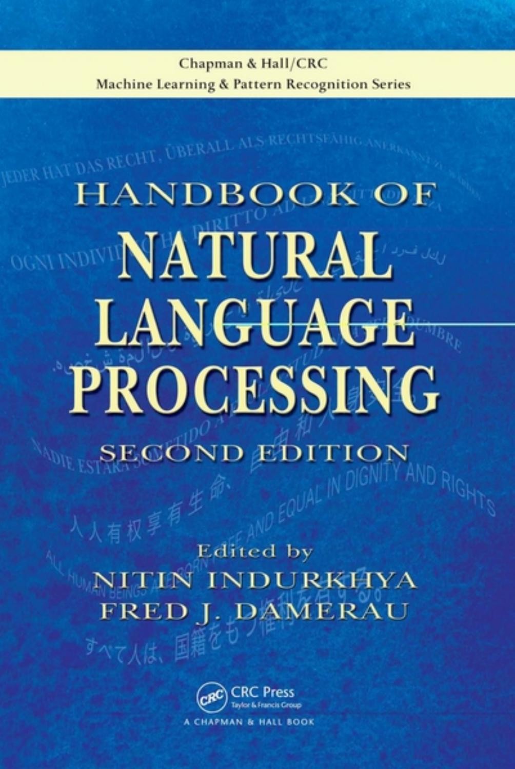 Handbook of Natural Language Processing