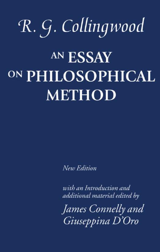 An Essay on Philosophical Method