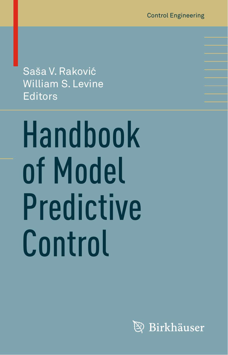 Handbook of Model Predictive Control