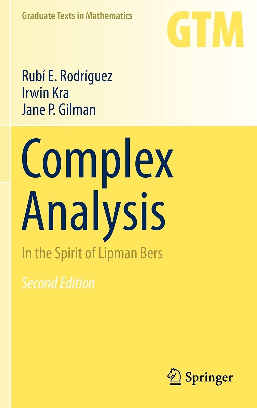 Complex Analysis: In the Spirit of Lipman Bers