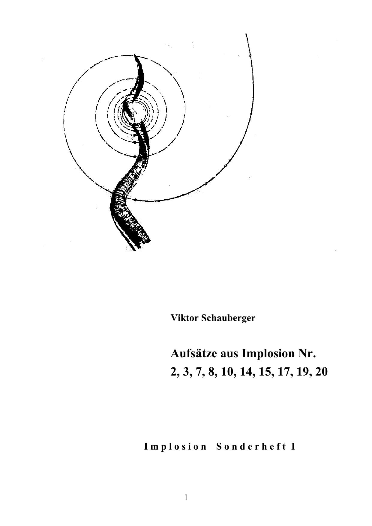 Aufsätze aus Implosion Nr. 2, 3, 7, 8, 10, 14, 15, 17, 19, 20