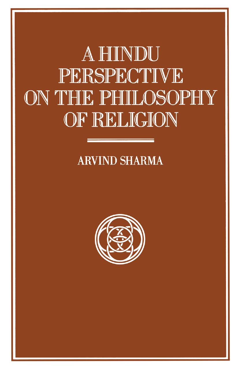 A Hindu Perspective on the Philosophy of Religion