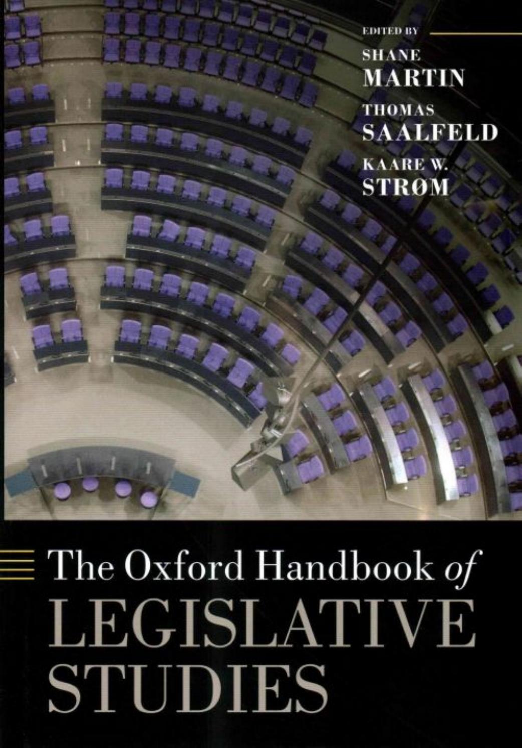 The Oxford Handbook of Legislative Studies