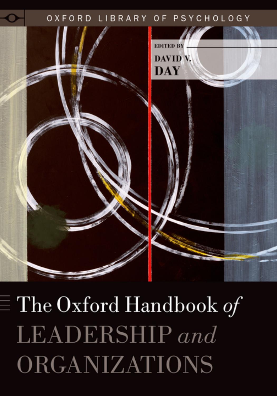 The Oxford Handbook of Leadership and Organizations