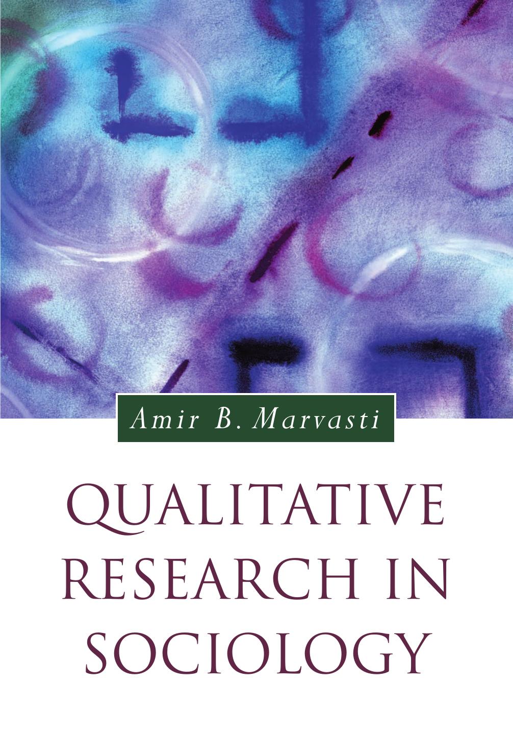 Qualitative Research in Sociology