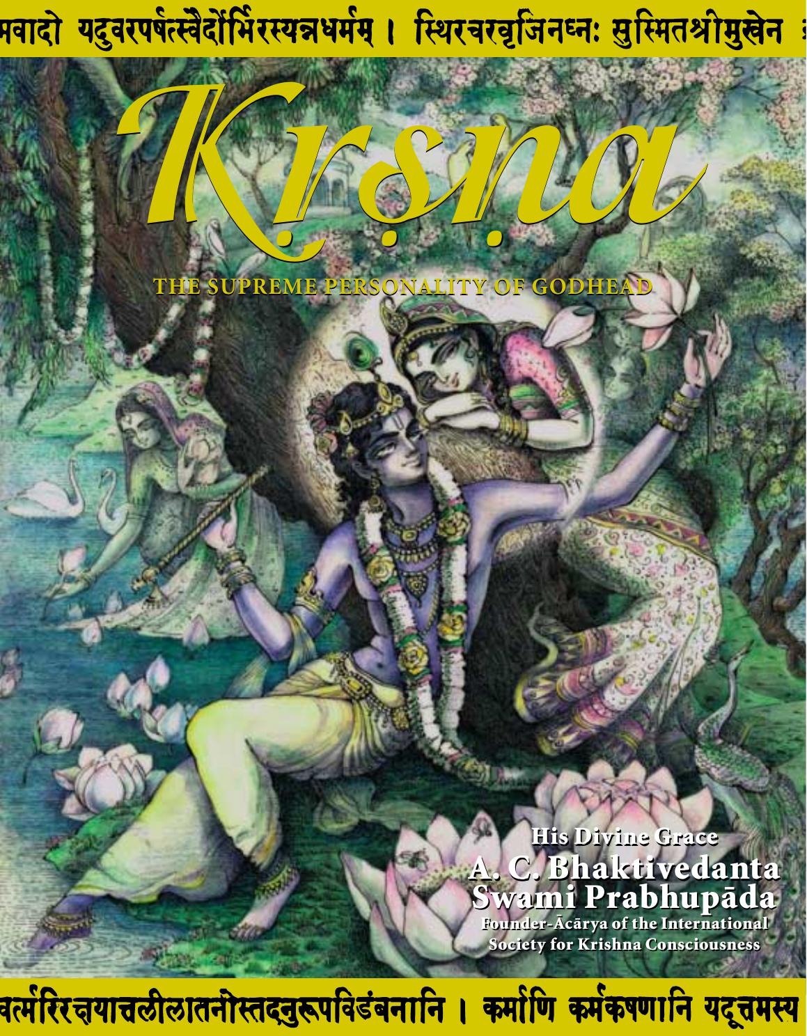 Krsna, the Supreme Personality of Godhead