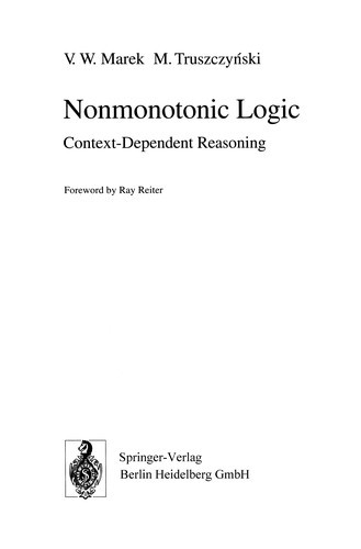 Nonmonotonic Logic: Context-Dependent Reasoning