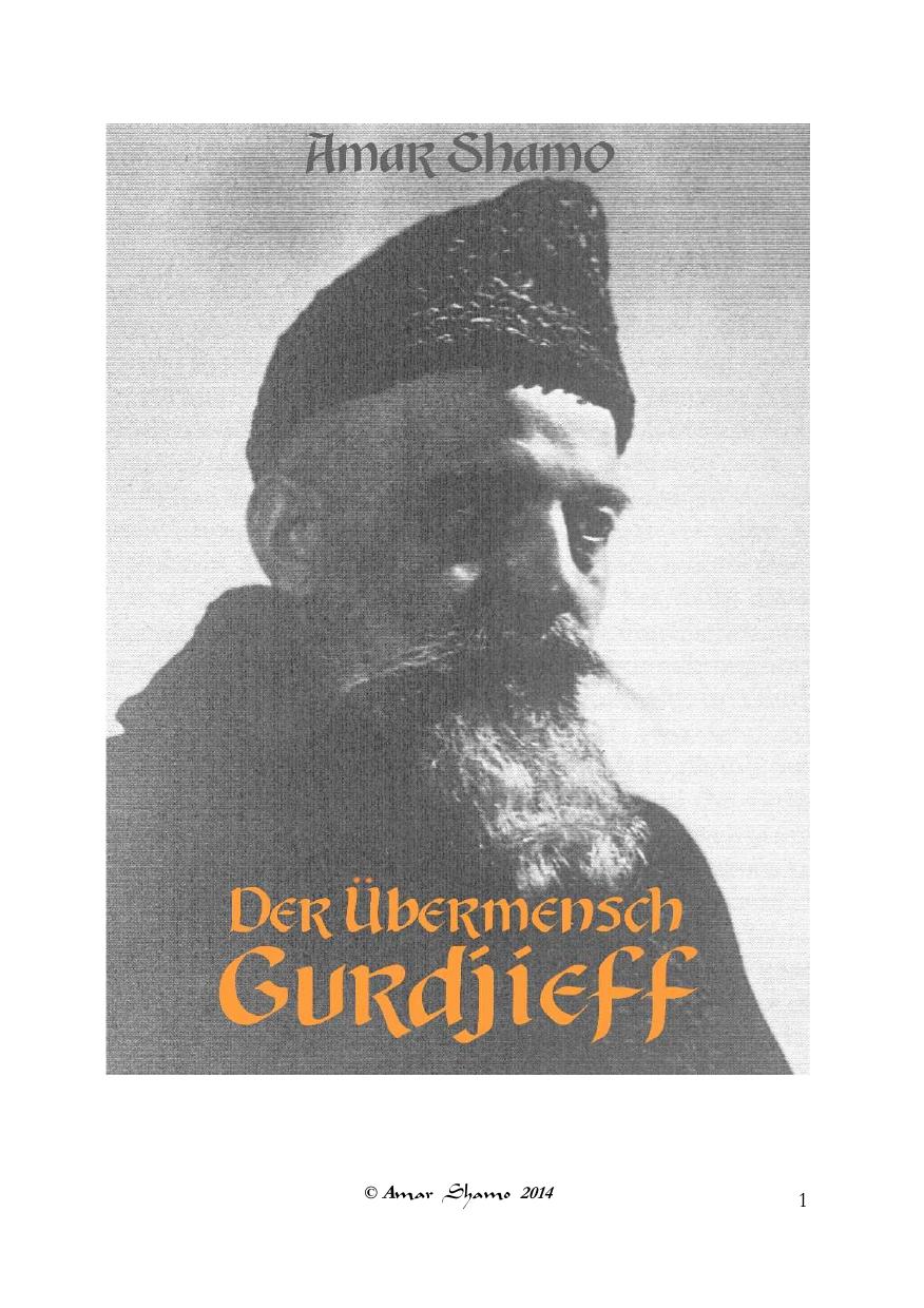 Der Übermensch Gurdjieff