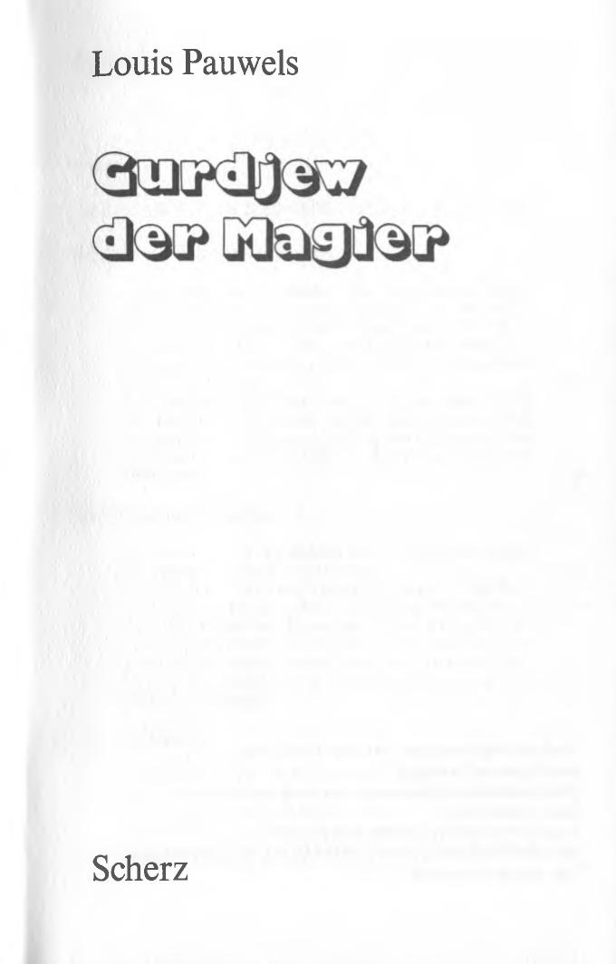 Gurdjieff der Magier