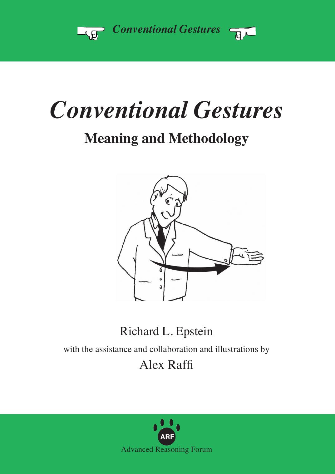 Conventional Gestures: Meaning and Methodology