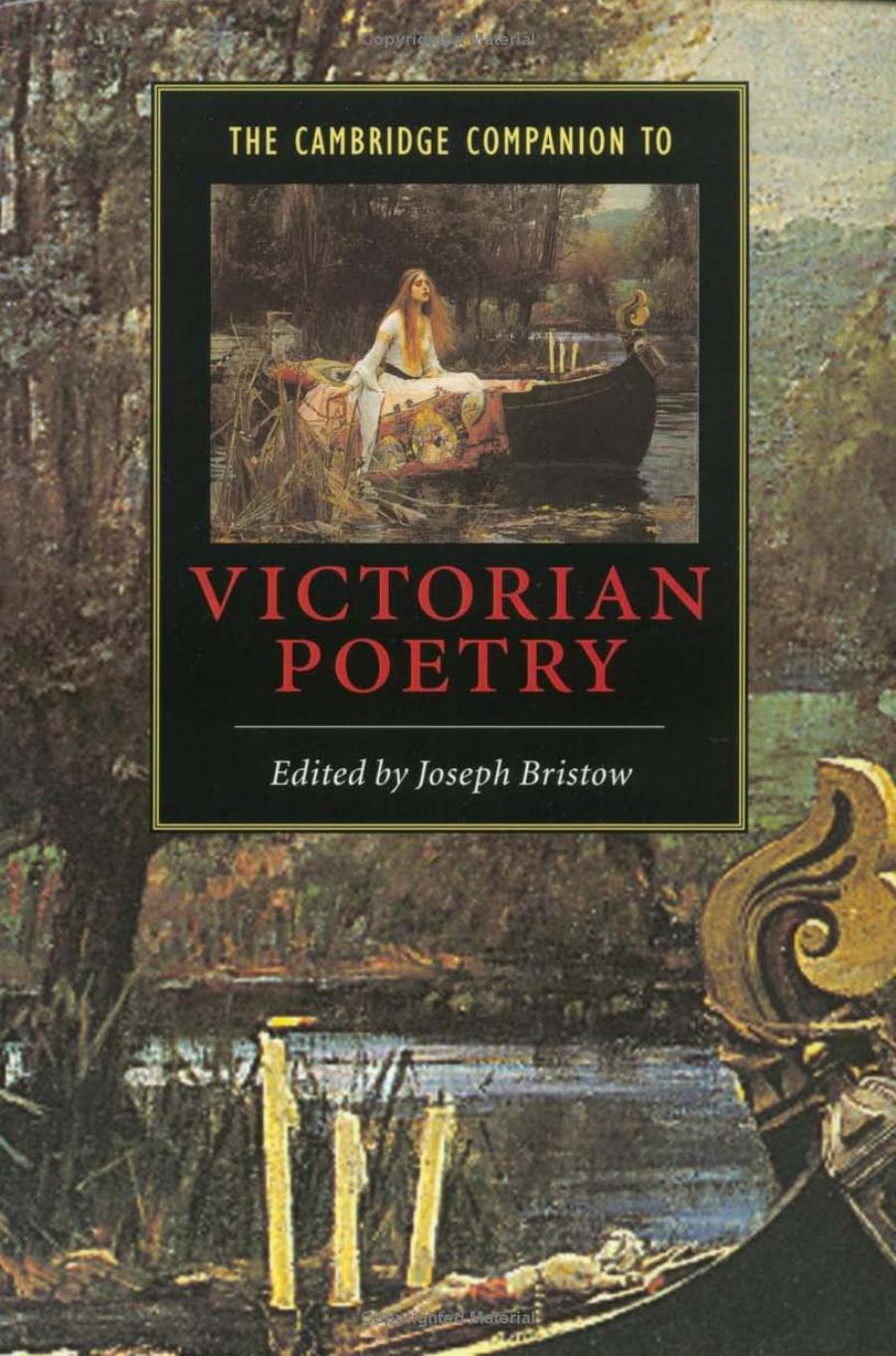 The Cambridge Companion to Victorian Poetry