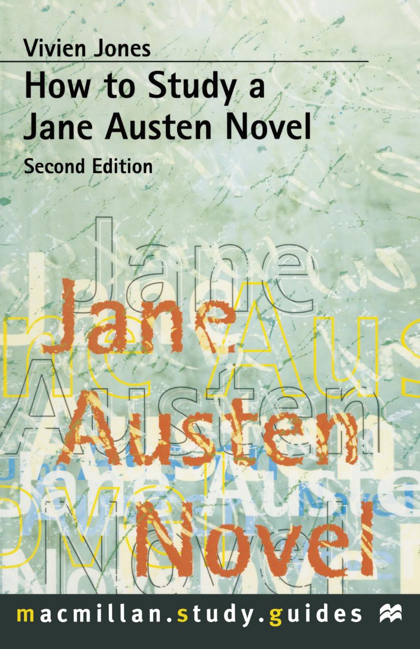 How to Study a Jane Austen Novel