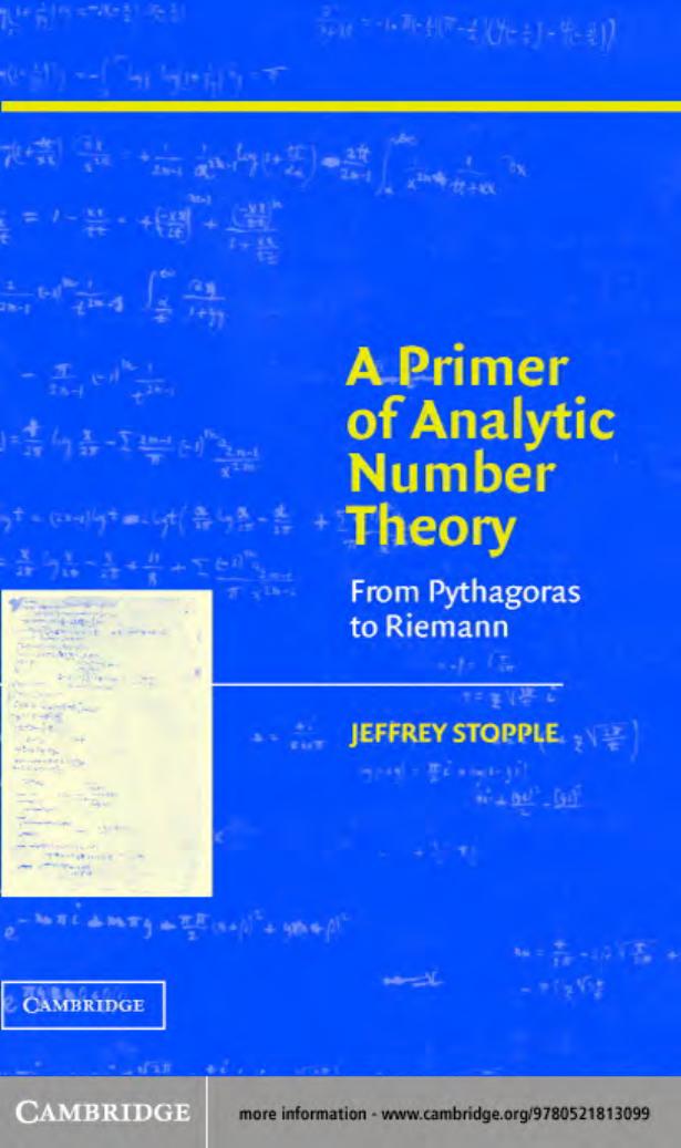 A Primer of Analytic Number Theory: From Pythagoras to Riemann