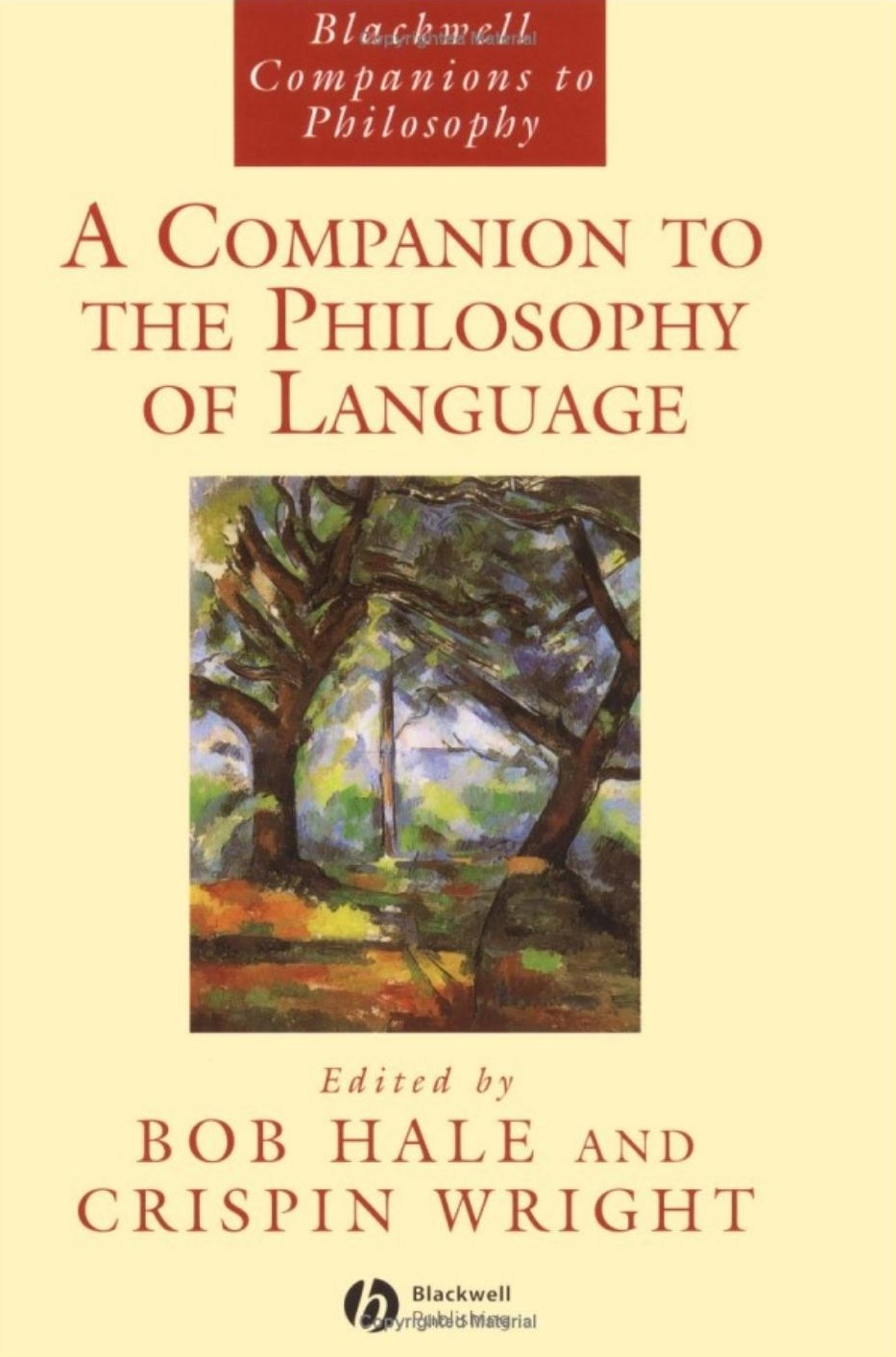 A Companion to the Philosophy of Language